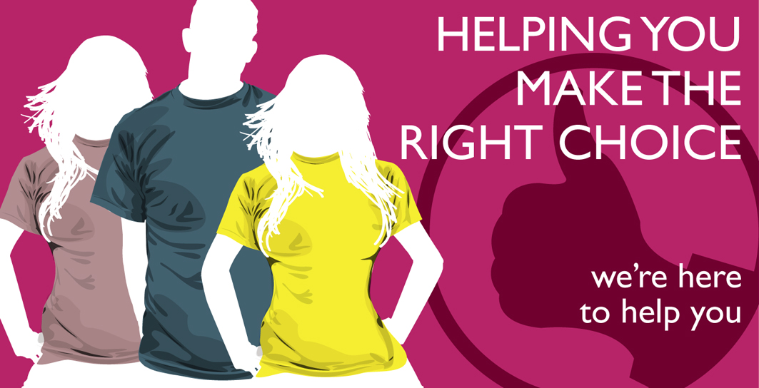 T-Shirts and Garments Helping you make the right choice graphic