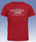 Student Leaver T Shirt, printed