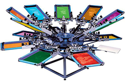 Carousel Screenprinting Machine